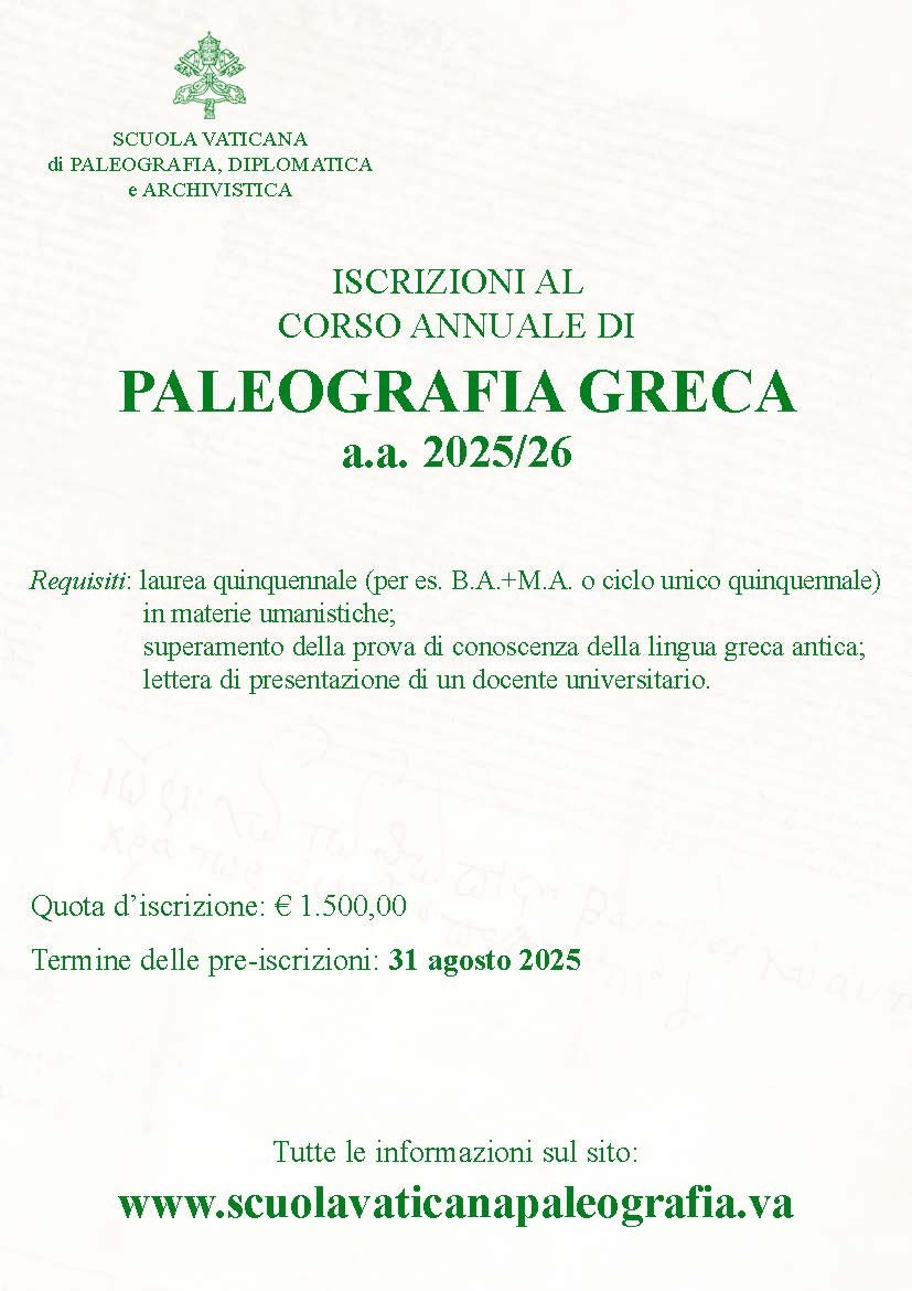 Depliant Paleografia Greca 25-26